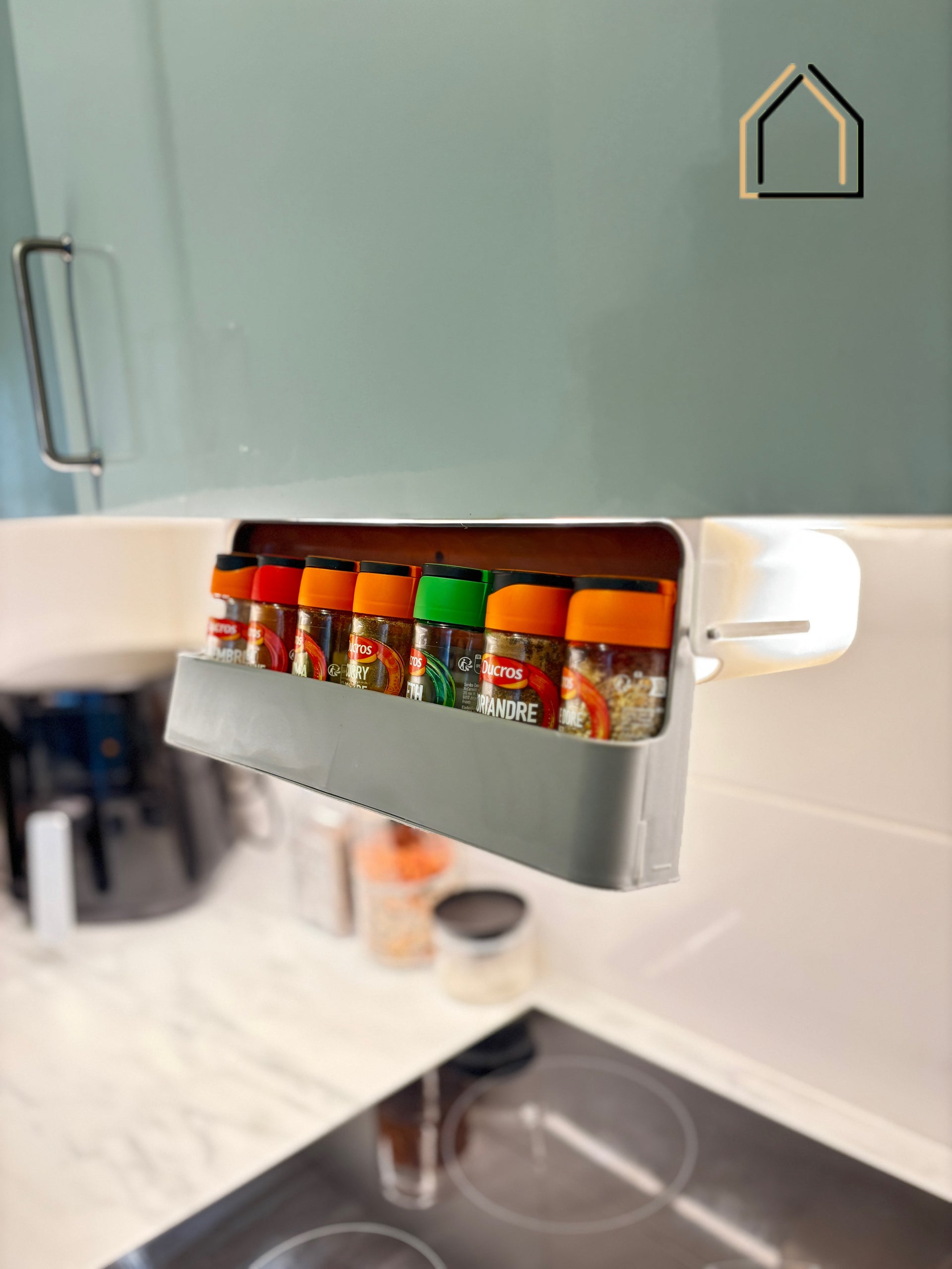 Étagère murale auto-adhésive - Rangement à épices